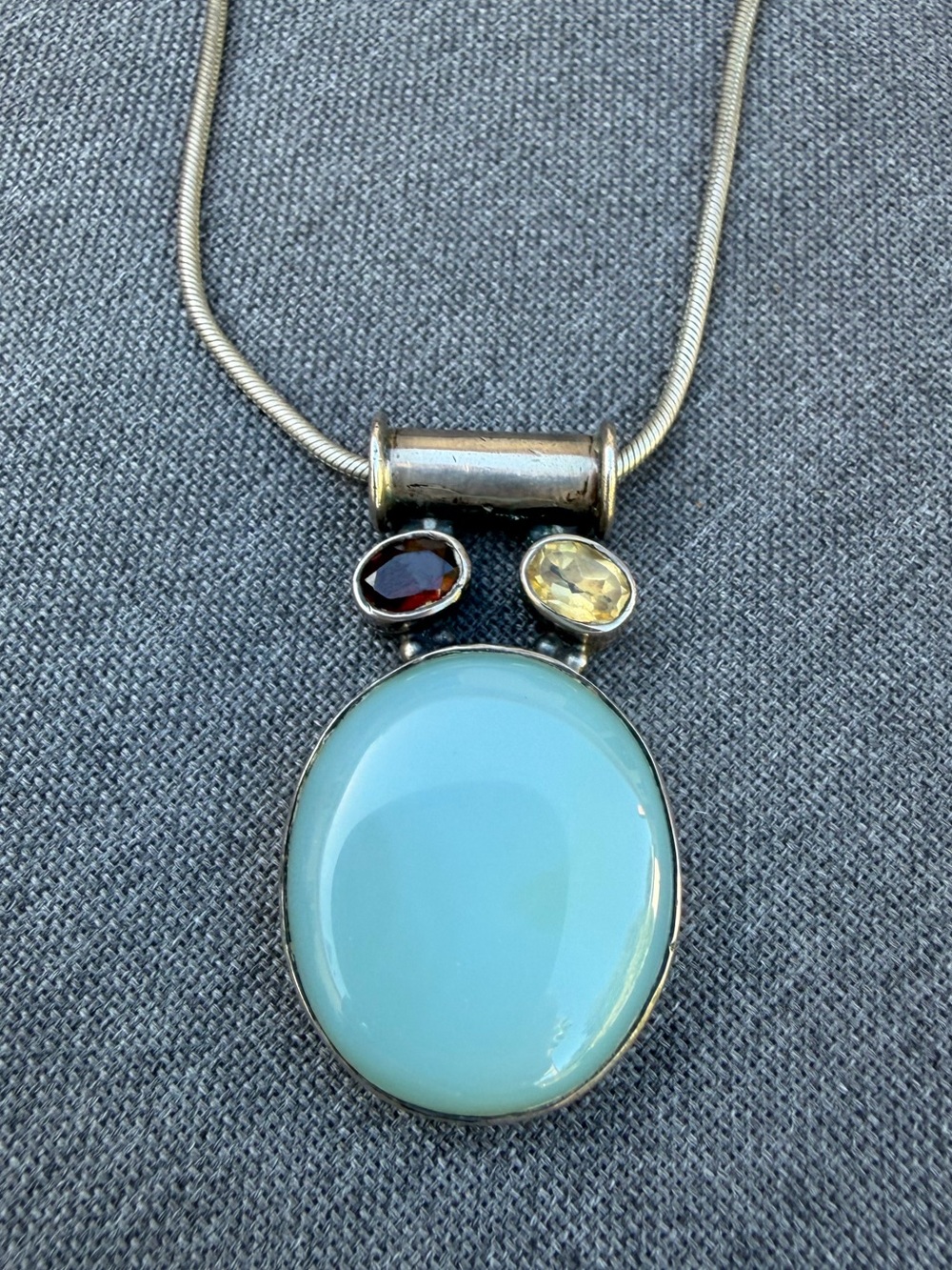 Gemstone necklace